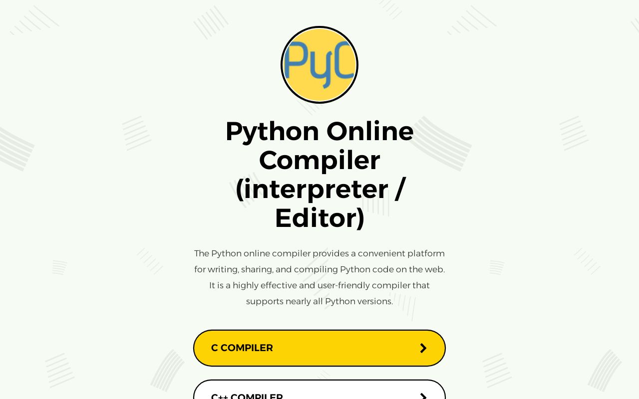Python Online Compiler